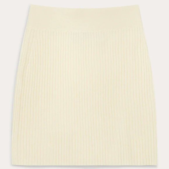 Naked Cashmere Sirena Ribbed Cashmere Mini Skirt - Picture 2 of 6